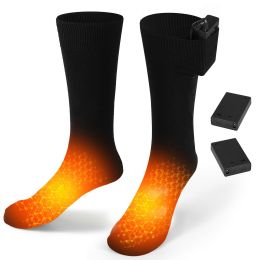 Unisex Electric Heated Socks Rechargeable Battery Heated Socks Winter Warm Thermal Socks