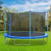 12FT TRAMPOLINE (STEEL TUBE; LADDER)