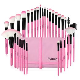 32 Pieces Professional Makeup Makeup Brush Kit with Makeup Bag