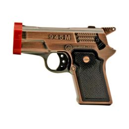 American .45 Caliber Style Pistol Refillable Torch Lighter - Diamond Visions