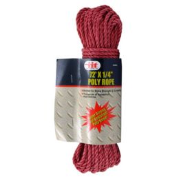 72' x 1/4" Poly Rope