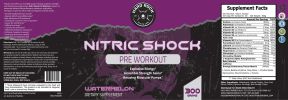 Hard Rock HealthÂ® Nitric Shock Pre-Workout Watermelon