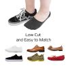 No Show Socks 5 Pairs Breathable Boat Socks Non-slip Low Cut Invisible Socks