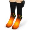 Unisex Electric Heated Socks Rechargeable Battery Heated Socks Winter Warm Thermal Socks