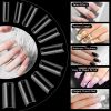 French Fake Nails Transparent Color (500pcs)