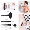 Makeup Brush Set; Complete 32pcs Black Makeup Brushes Synthetic Soft Bris