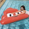 Cartoon poop floating row of environmentally friendly PVC water adults thickened water floating bed swimming ring