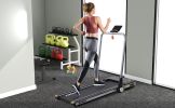 2.5HP Horizontally Foldable Electric Treadmill Motorized Running Machine ; Silver (Expected Arrival Time:4.30)