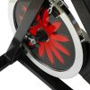 Belt Drive Indoor Cycling Bike with Magnetic Resistance Exercise Bikes Stationary - red black XH