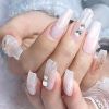 French Fake Nails Transparent Color (500pcs)