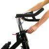 Belt Drive Indoor Cycling Bike with Magnetic Resistance Exercise Bikes Stationary - red black XH