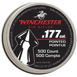 Winchester .177cal Pointed Lead Pellets (500 count)