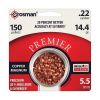 Crosman .22cal Premier Copper Magnum Domed Pellets - 14.4 Grain (150 Count)