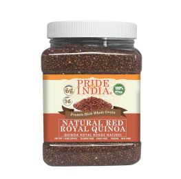 Pride Of India - Natural Red Royal Quinoa - 100% Bolivian Superior Grade Protein Rich Whole Grain (size: 3.3 LB)