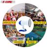 5 Core Megaphone Bullhorn Cheer Horn Mic Recording Siren Blow Horn Hand Held Mega Phone Loudhailer 8R