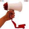 Megaphone Handheld Mini Bullhorn Cheer Loudspeaker Bull Horn Speaker Small Megaphono Siren Sling Strap Portable 5Core HW1