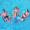 2pcs Swimming Water Pool Floats Hammock; Adults for Size Water Hammock Lounger; Multi-Purpose 4-in-1 Swimming Water Floating Rafts