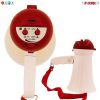 Megaphone Handheld Mini Bullhorn Cheer Loudspeaker Bull Horn Speaker Small Megaphono Siren Sling Strap Portable 5Core HW1